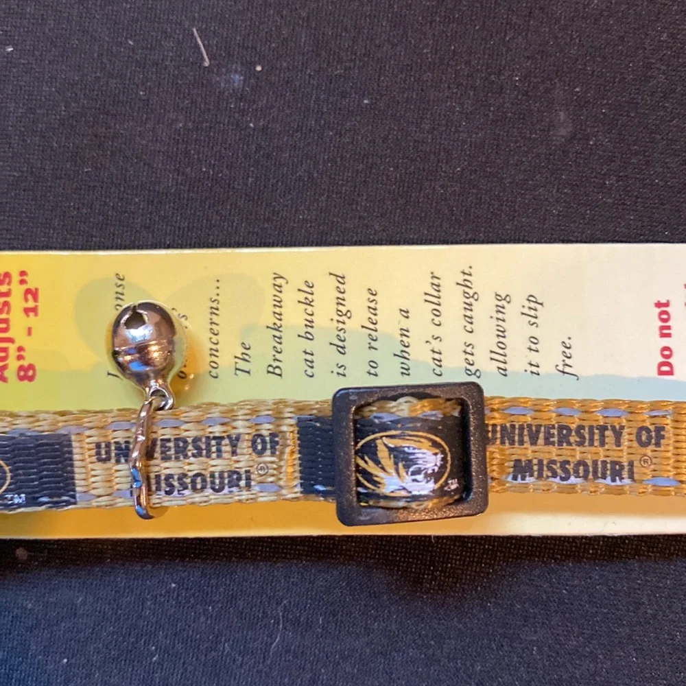 NEW - University of Missouri Breakaway Cat Collar